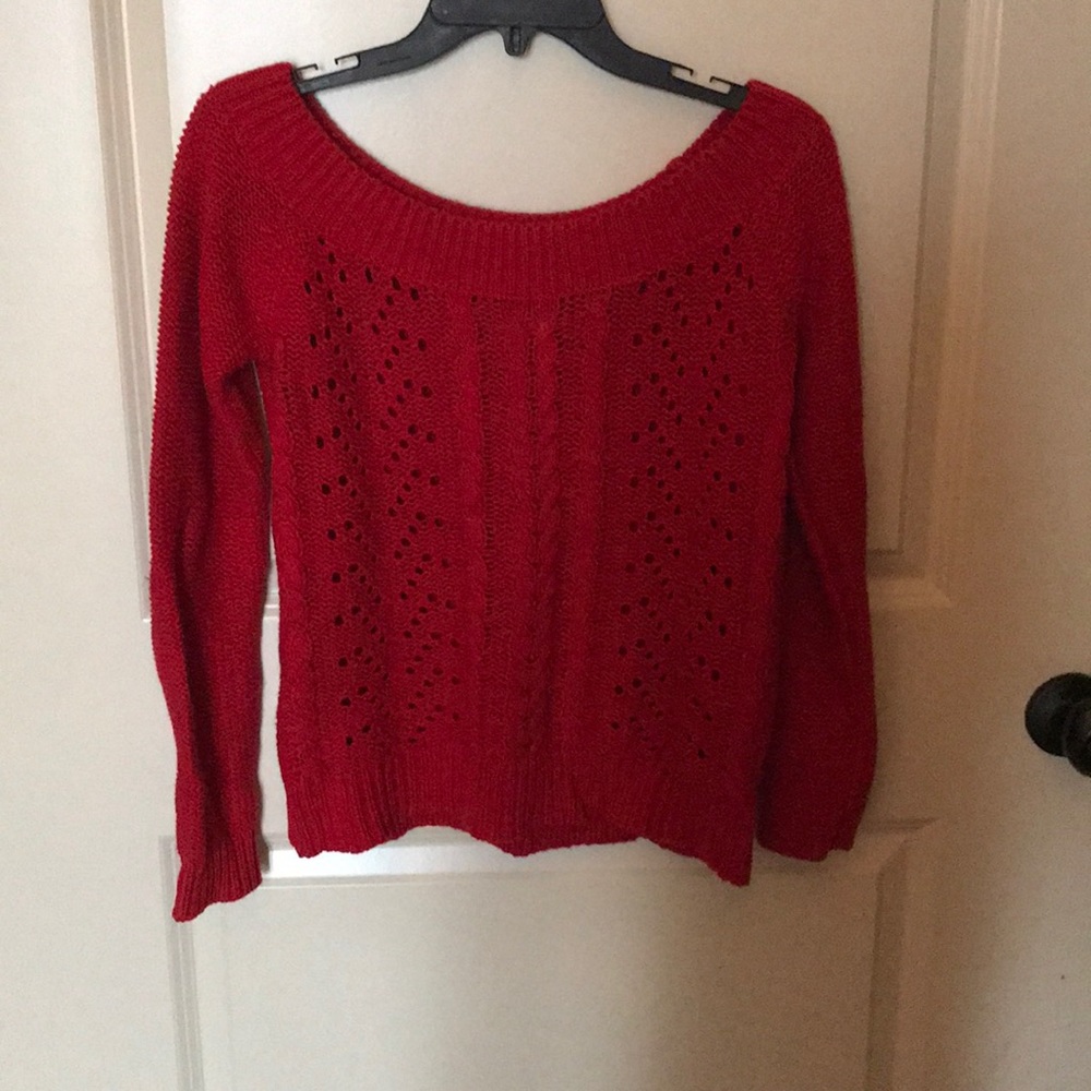 Off the shoulder sweater